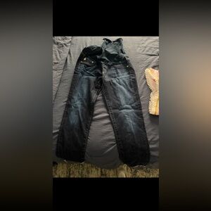 AG maternity jean Dark Wash Straight Leg Jeans